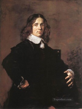 帽子をかぶって座っている男の肖像 オランダ黄金時代 フランス ハルス Oil Paintings
